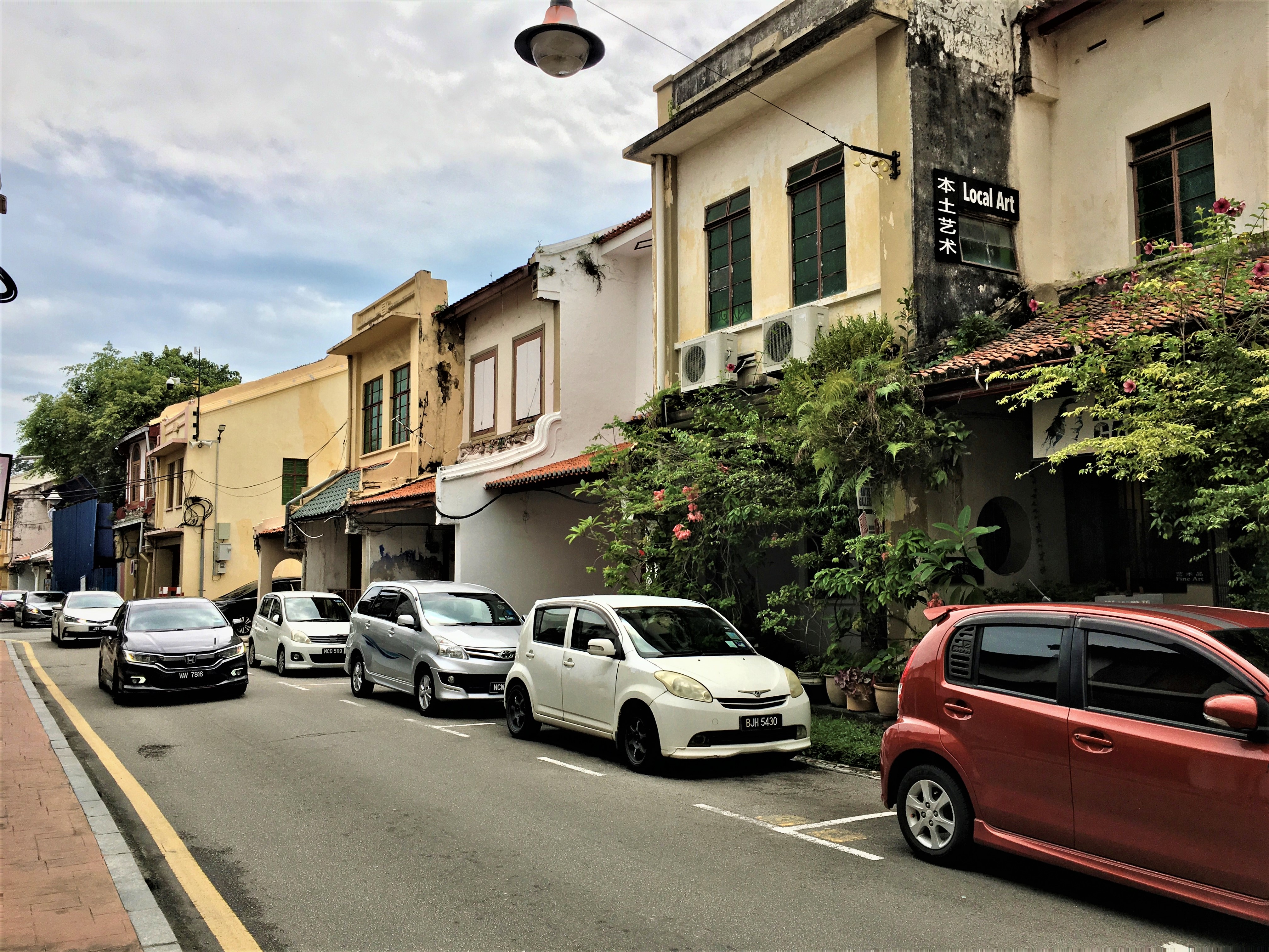 Heeren Street in Melaka in 2021, neighbourhood context rather than a hotel room photograph